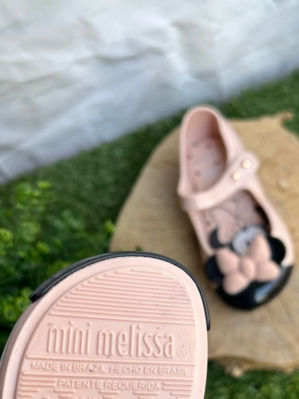 Conscious Mini Melissa Minnie Mouse jelly ballerinas size  9 like new